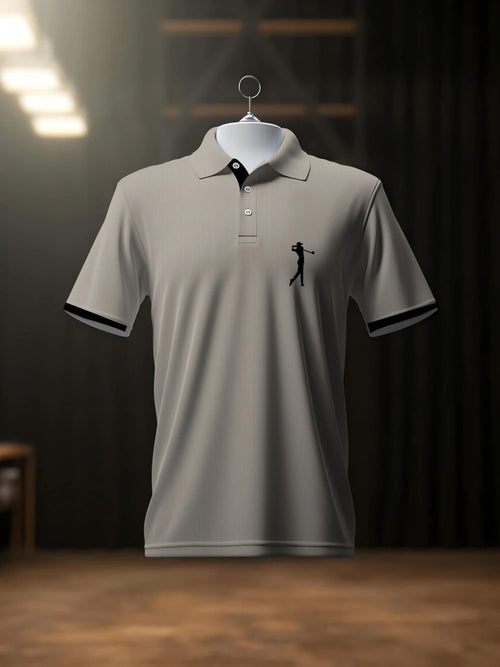 Mens Digital Print Golf Polo