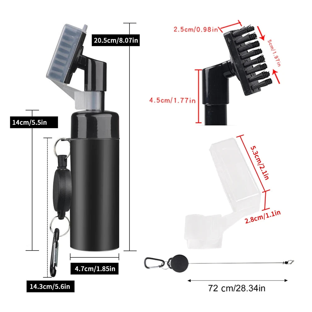 Portable Golf Club Groove Brush