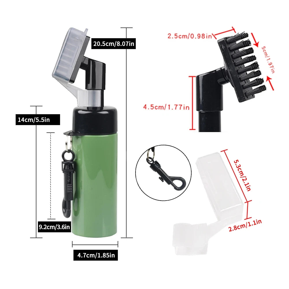 Portable Golf Club Groove Brush