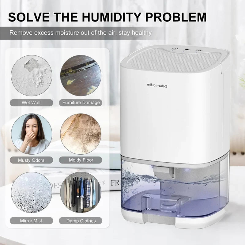 Portable Bedroom Air Dehumidifier